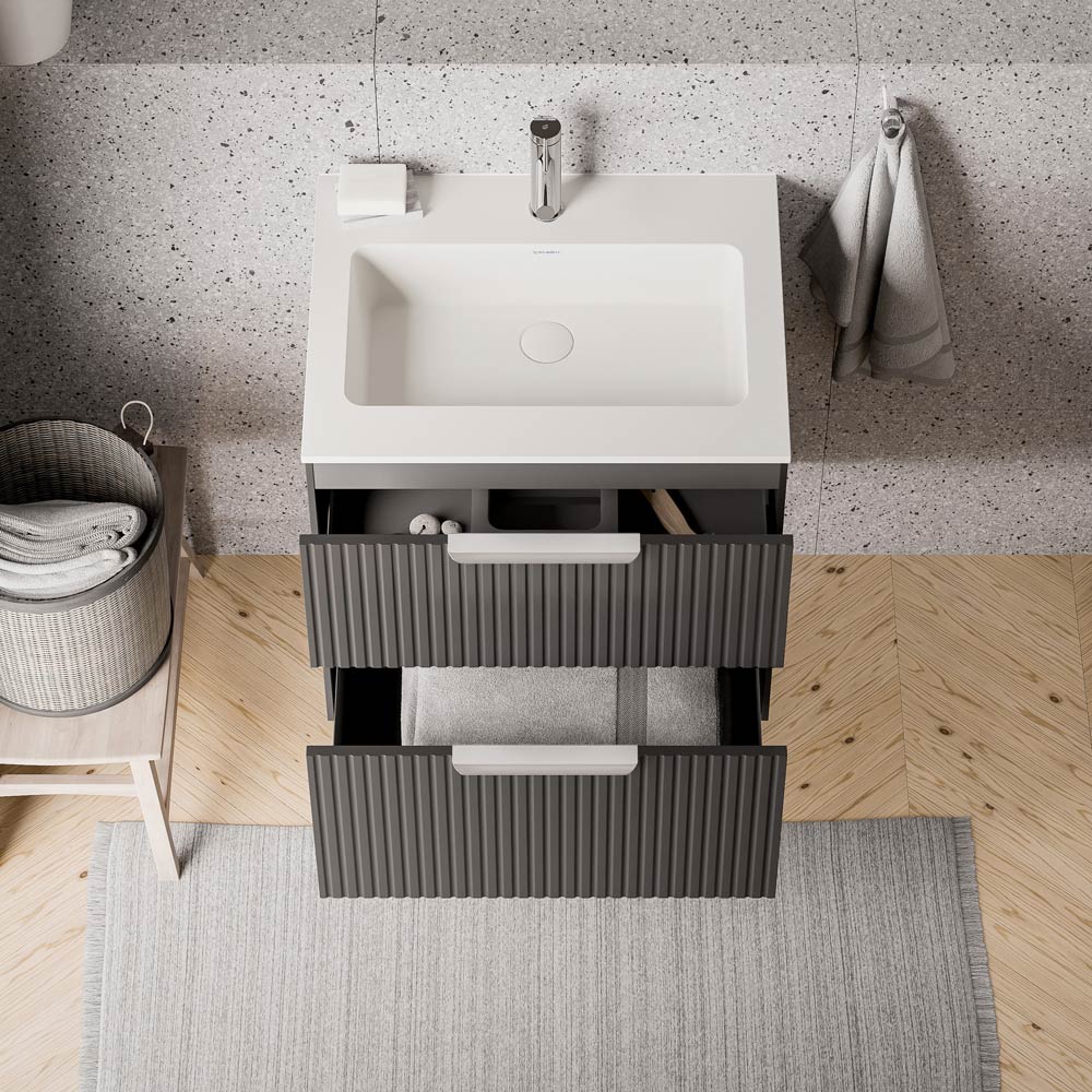 Meuble salle de bain TIM 60 cm avec lavabo Duravit