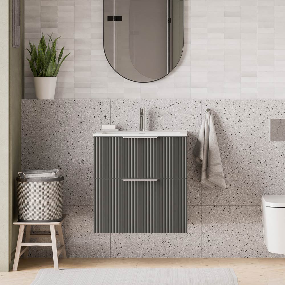 Meuble salle de bain TIM 60 cm avec lavabo Duravit