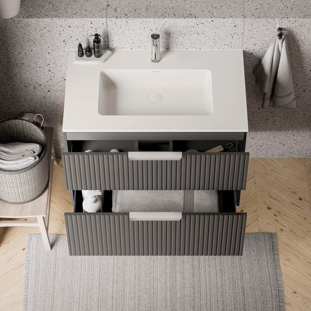 Meuble salle de bain TIM 80 cm avec lavabo Duravit