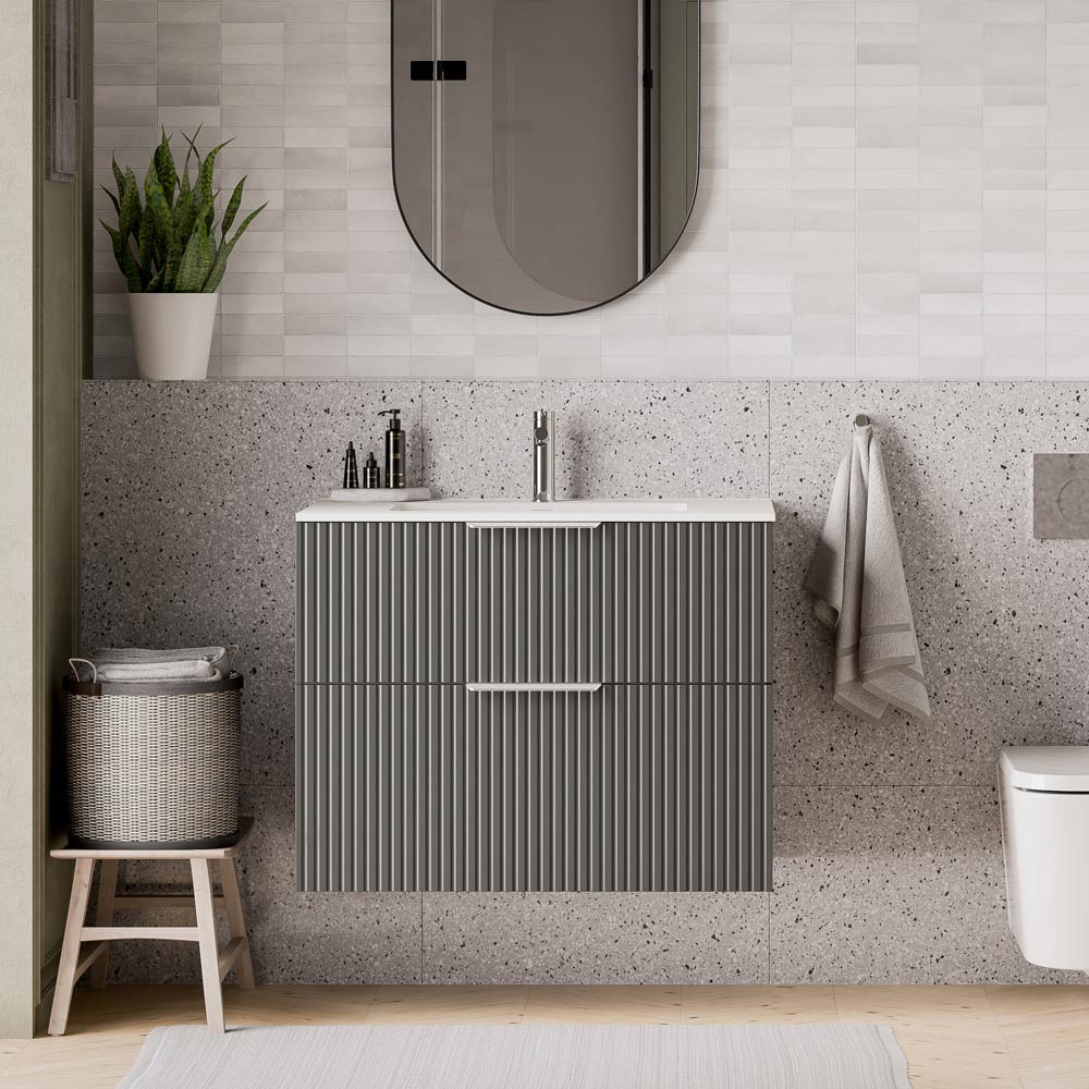 Meuble salle de bain TIM 80 cm avec lavabo Duravit