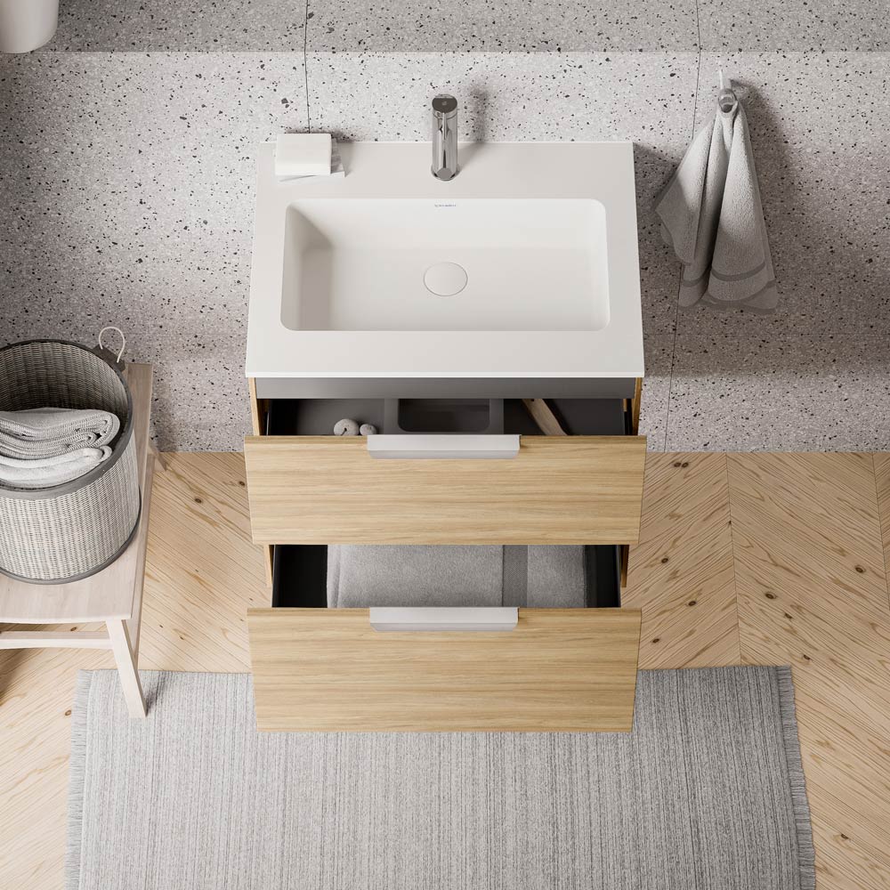 Meuble salle de bain TIM 60 cm avec lavabo Duravit