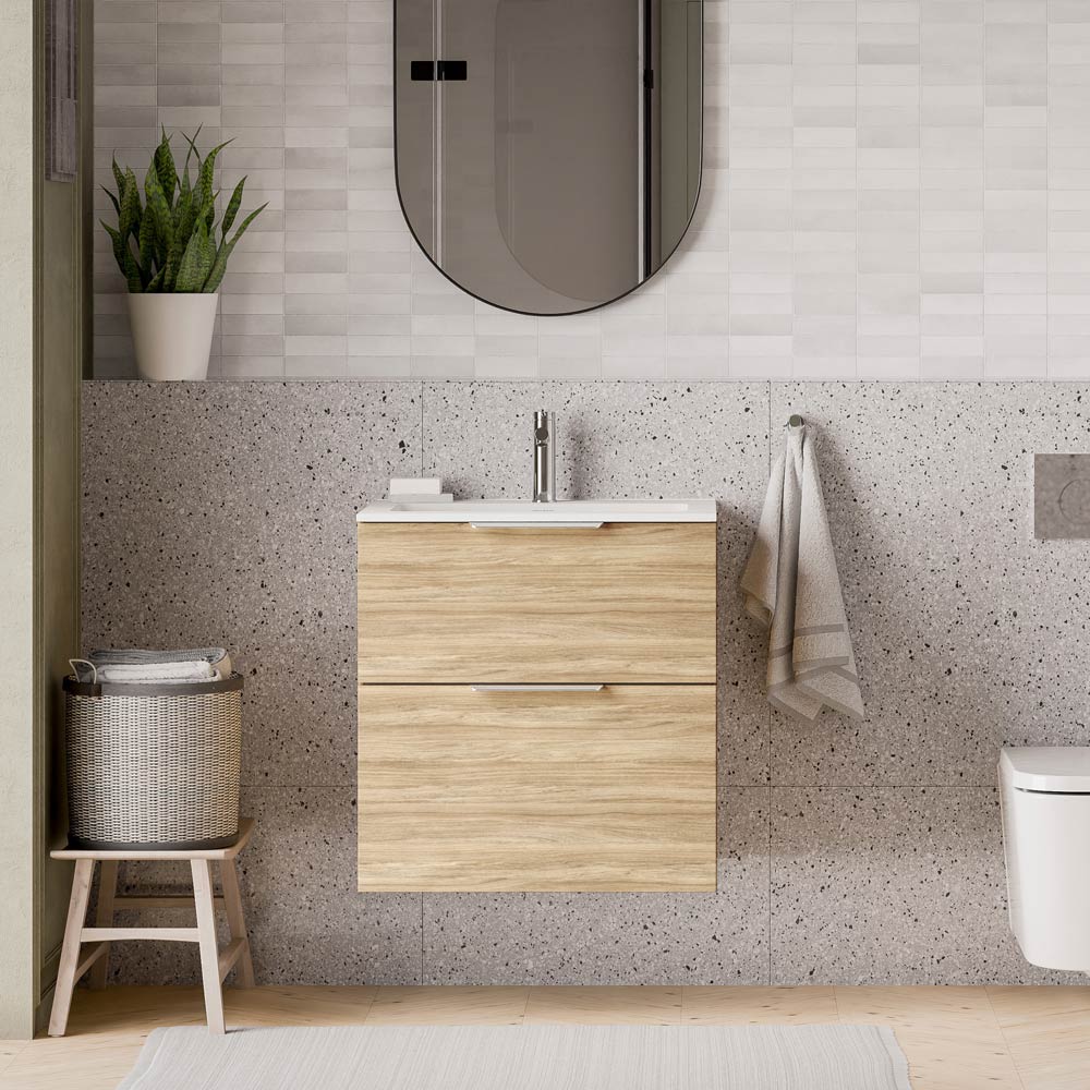 Meuble salle de bain TIM 60 cm avec lavabo Duravit