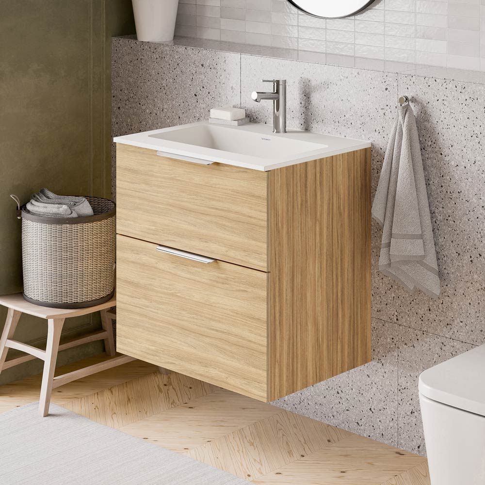Meuble salle de bain TIM 60 cm avec lavabo Duravit