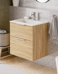 Meuble salle de bain TIM 60 cm avec lavabo Duravit
