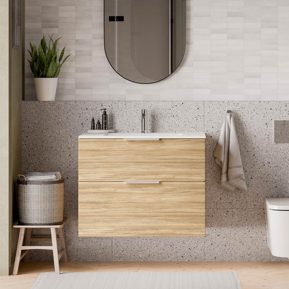 Meuble salle de bain TIM 80 cm avec lavabo Duravit