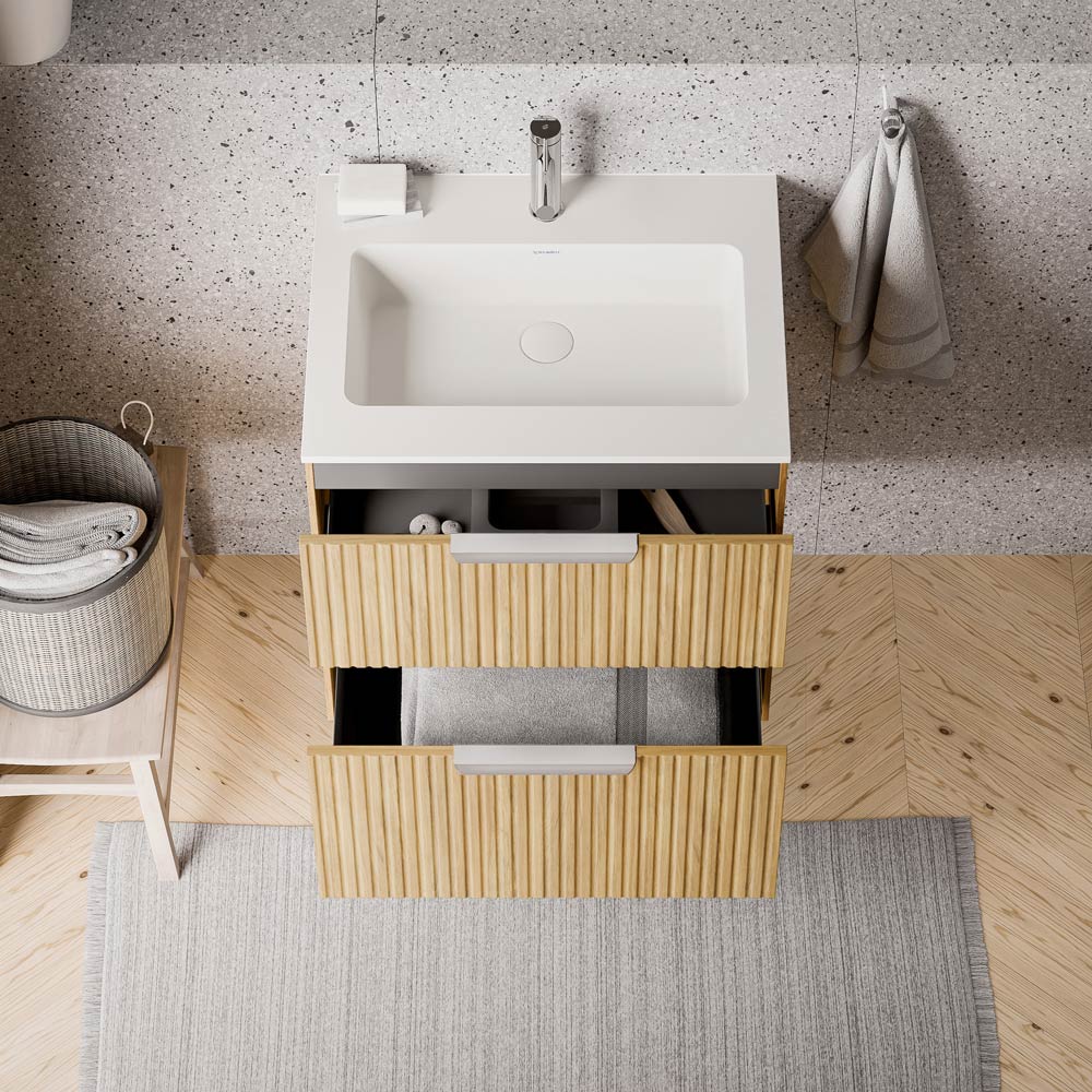 Meuble salle de bain TIM 60 cm avec lavabo Duravit