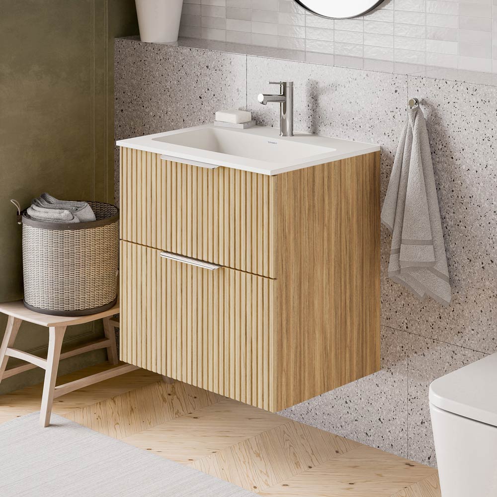 Meuble salle de bain TIM 60 cm avec lavabo Duravit
