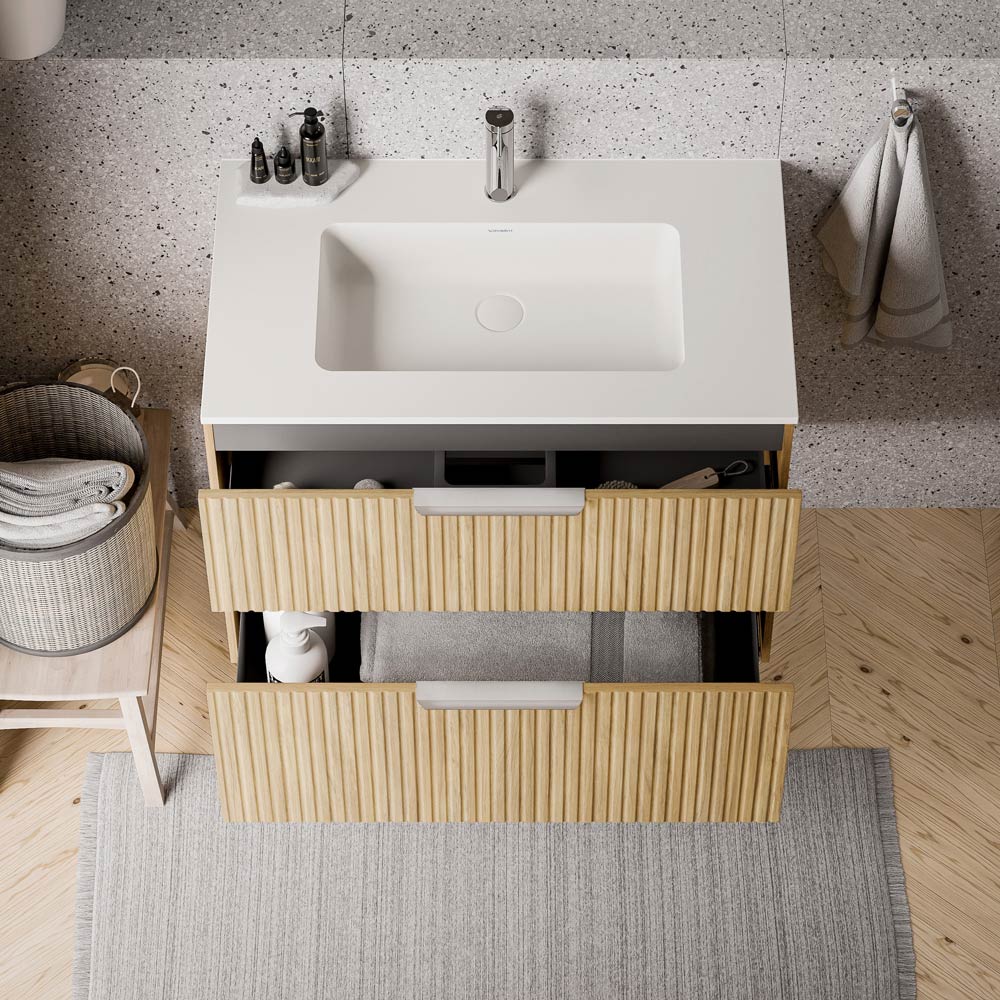 Meuble salle de bain TIM 80 cm avec lavabo Duravit