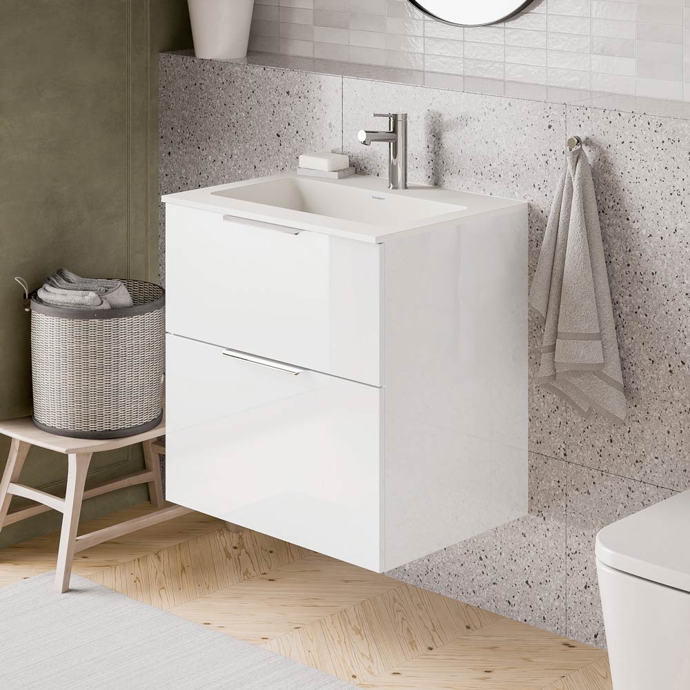 Meuble salle de bain TIM 60 cm avec lavabo Duravit
