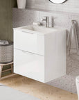 Meuble salle de bain TIM 60 cm avec lavabo Duravit