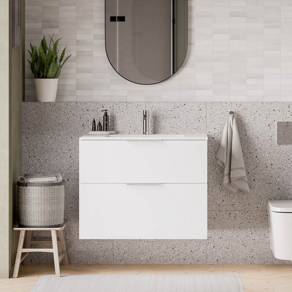 Meuble salle de bain TIM 80 cm avec lavabo Duravit