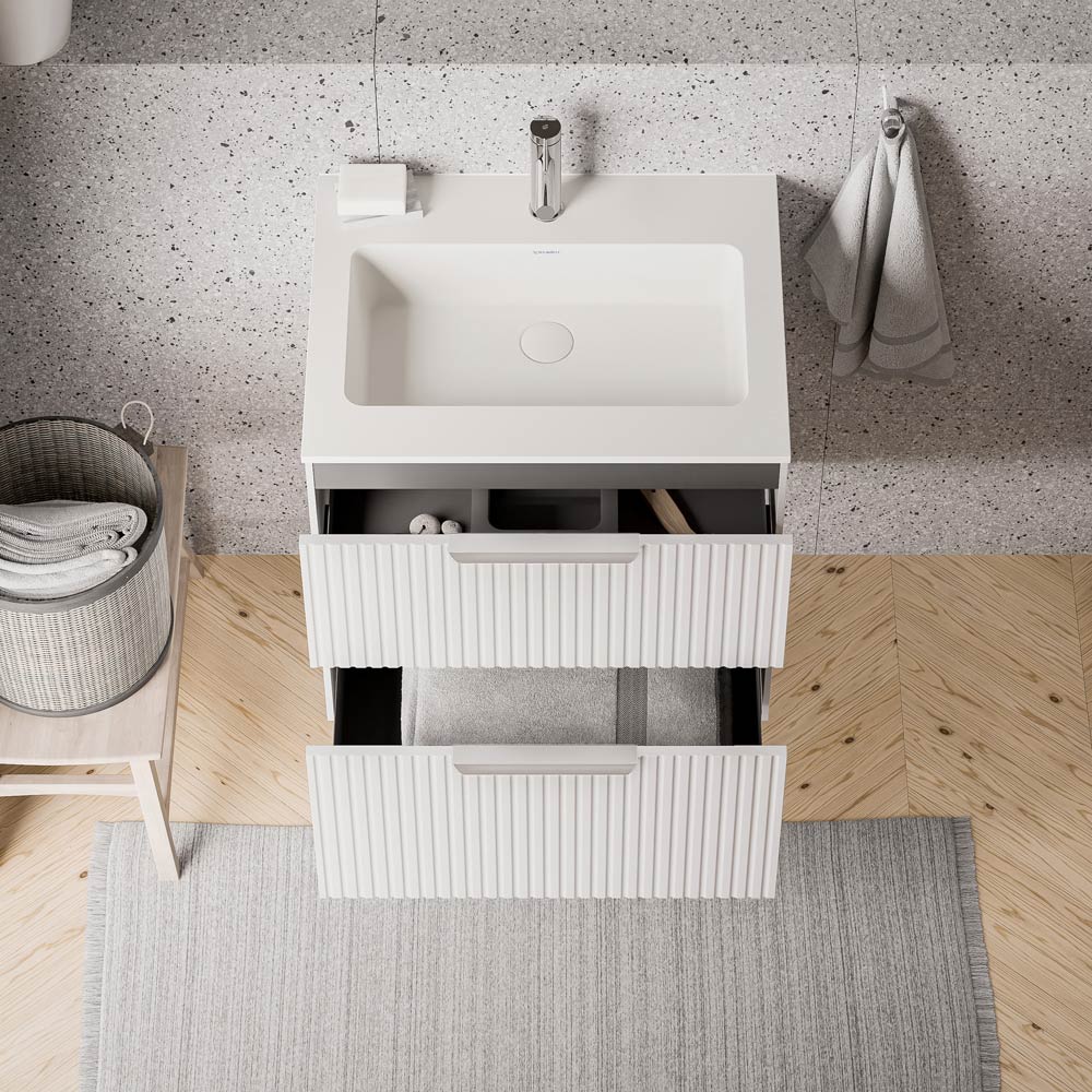 Meuble salle de bain TIM 60 cm avec lavabo Duravit