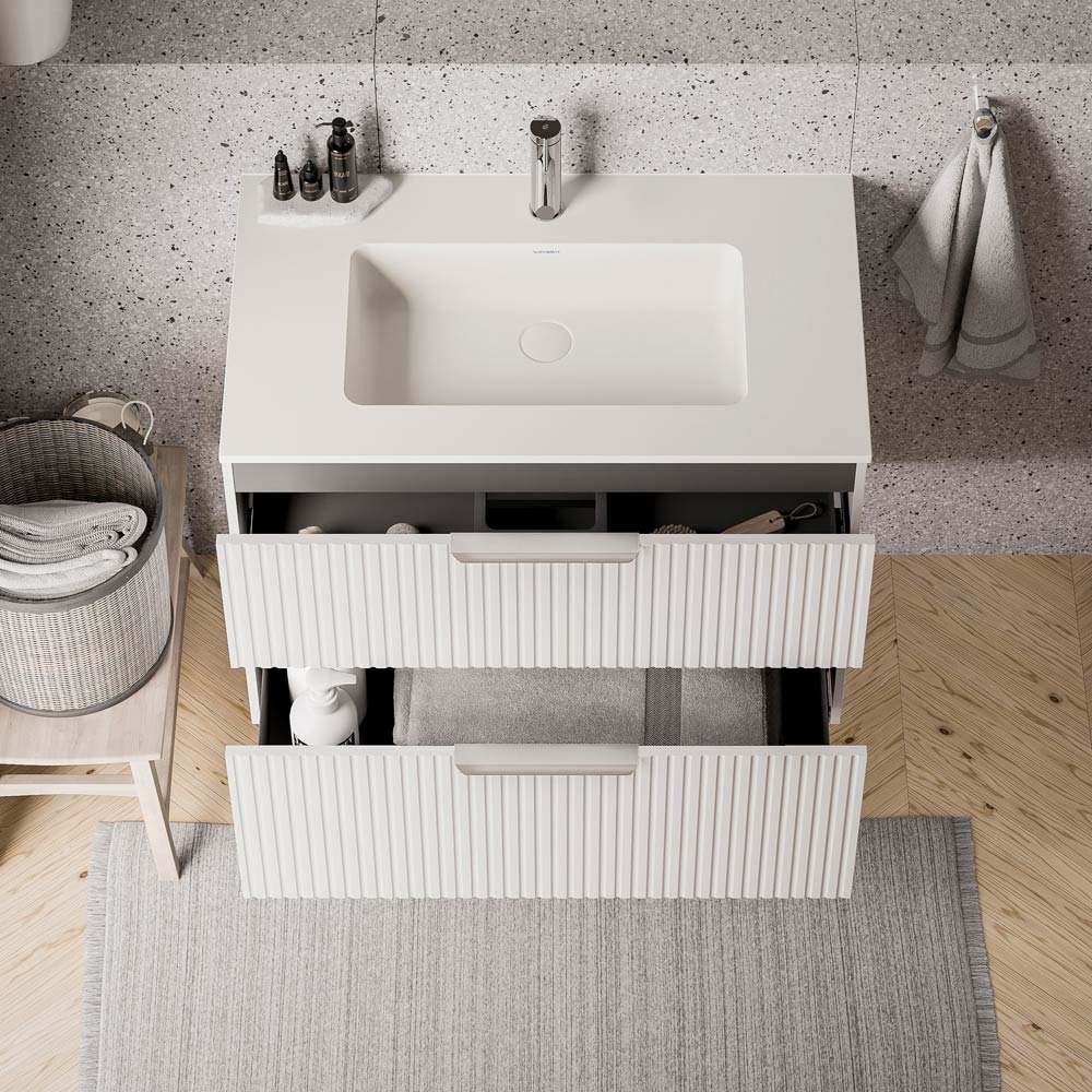 Meuble salle de bain TIM 80 cm avec lavabo Duravit