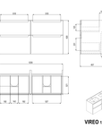 Meuble salle de bain VIREO 120 cm
