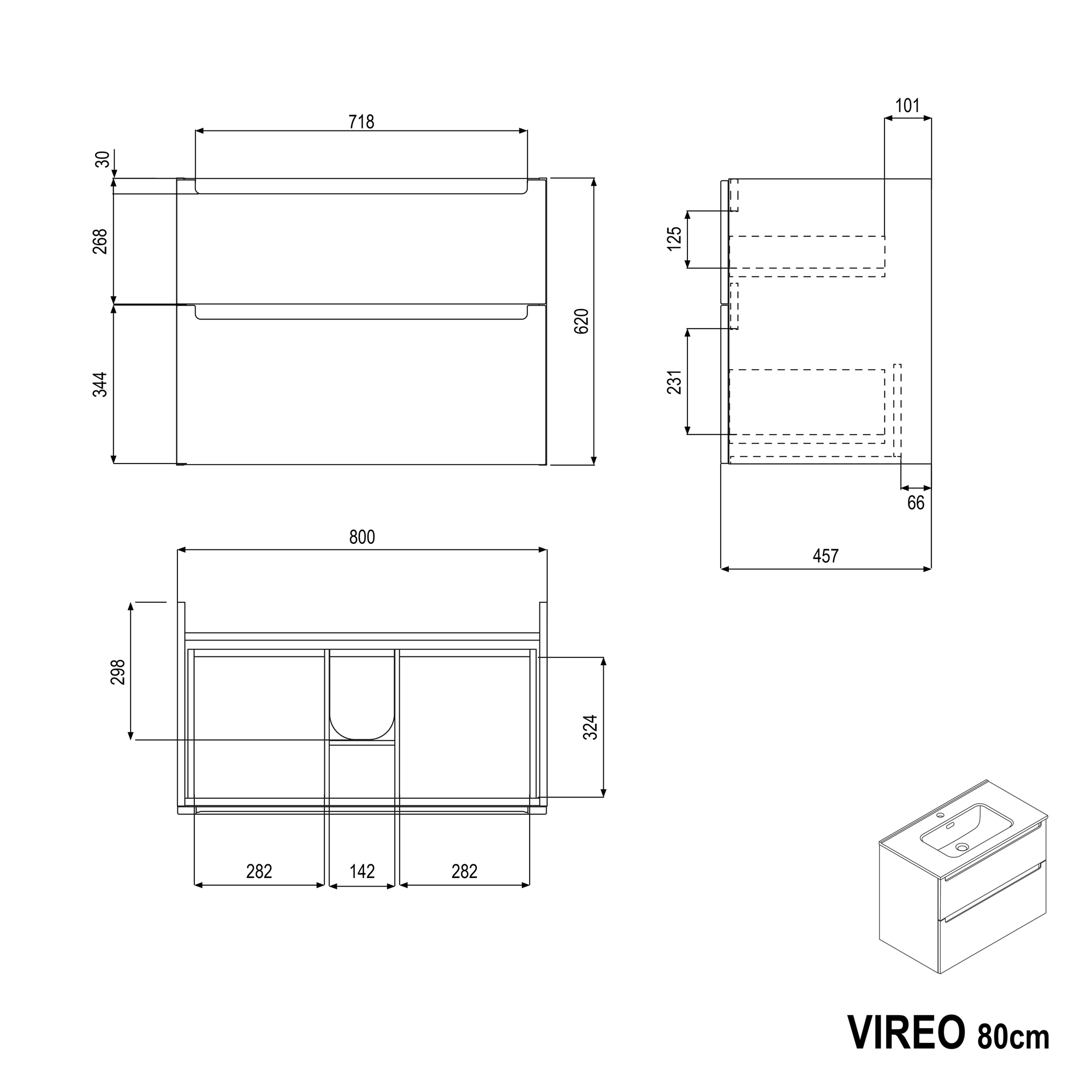 Meuble salle de bain VIREO