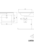 Meuble salle de bain LAVOA 60 cm
