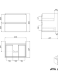 Meuble bas AVA 60 cm