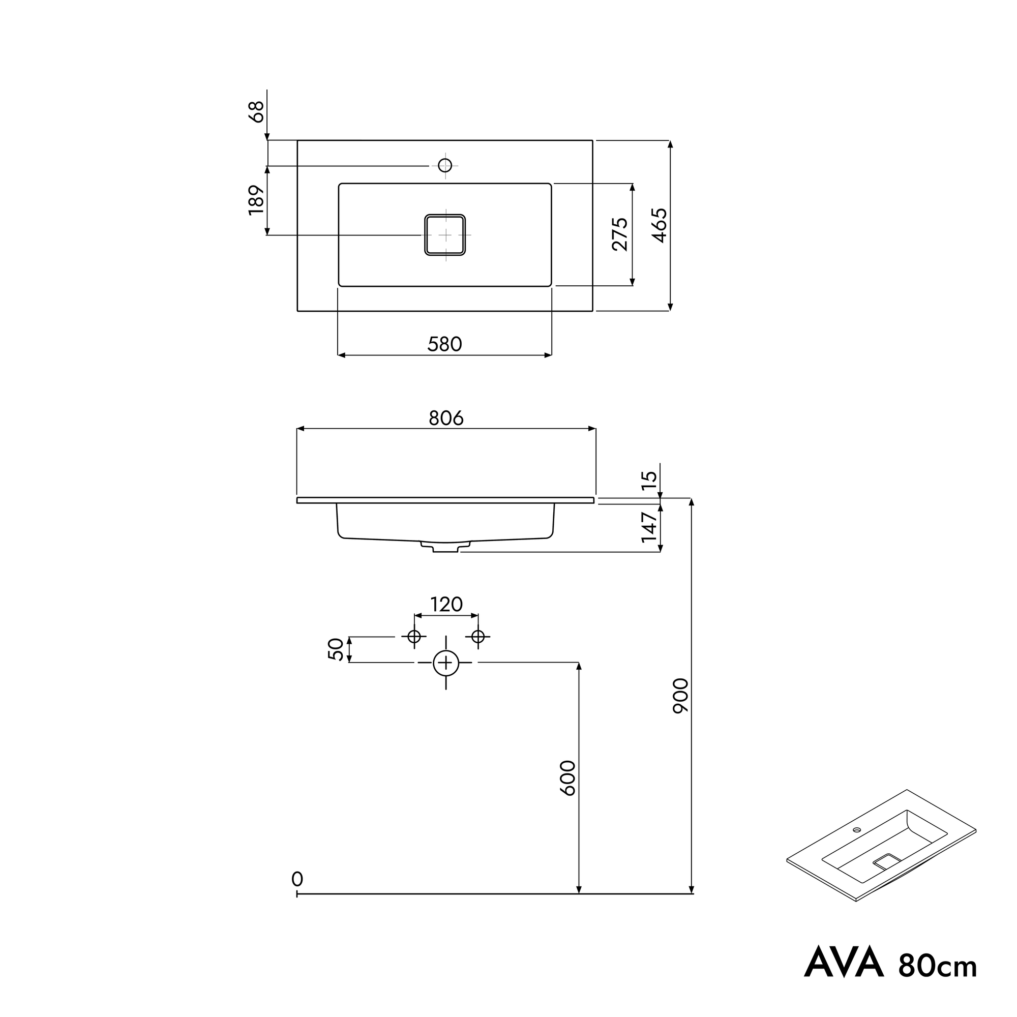 Meuble salle de bain AVA