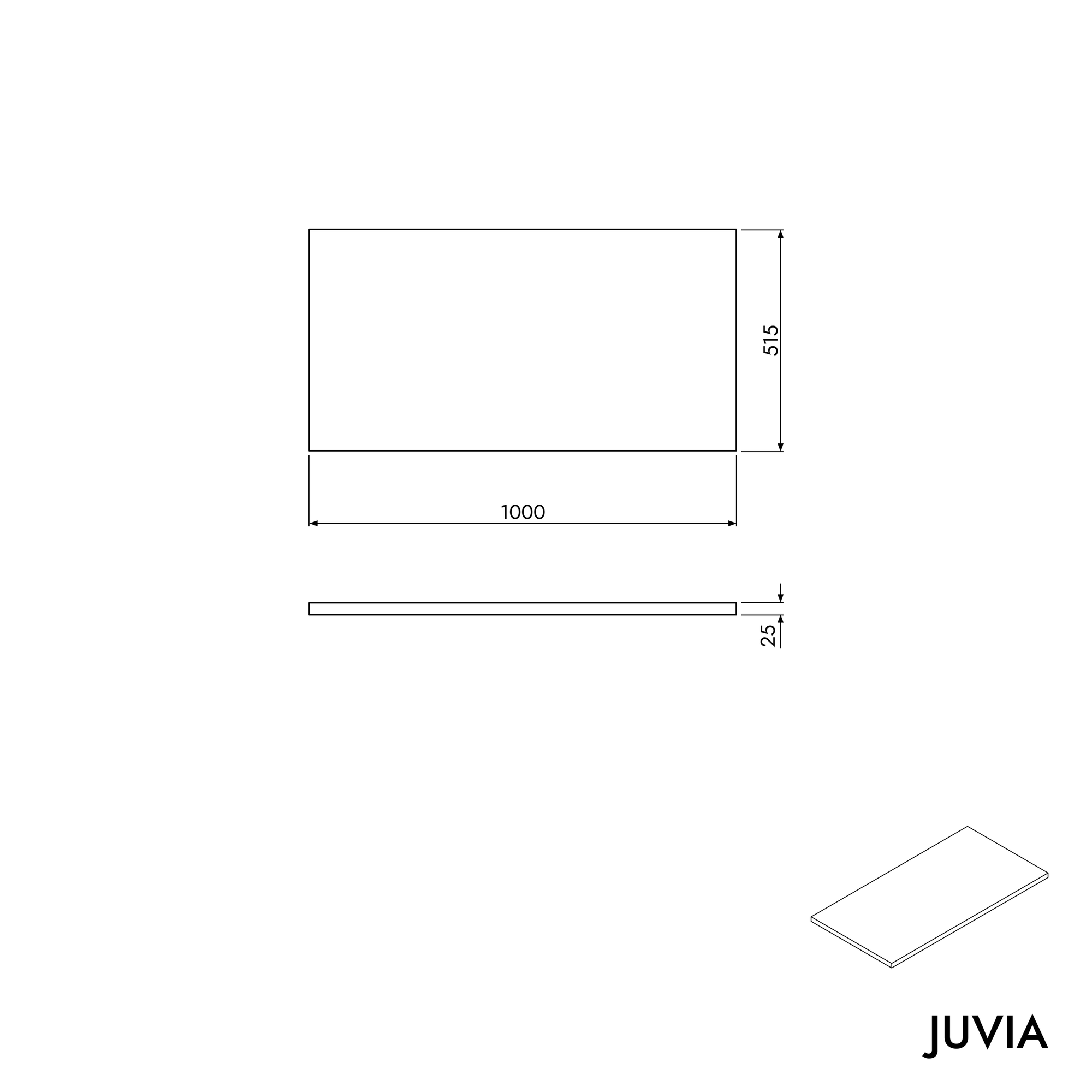 Console lavabo JUVIA Slim