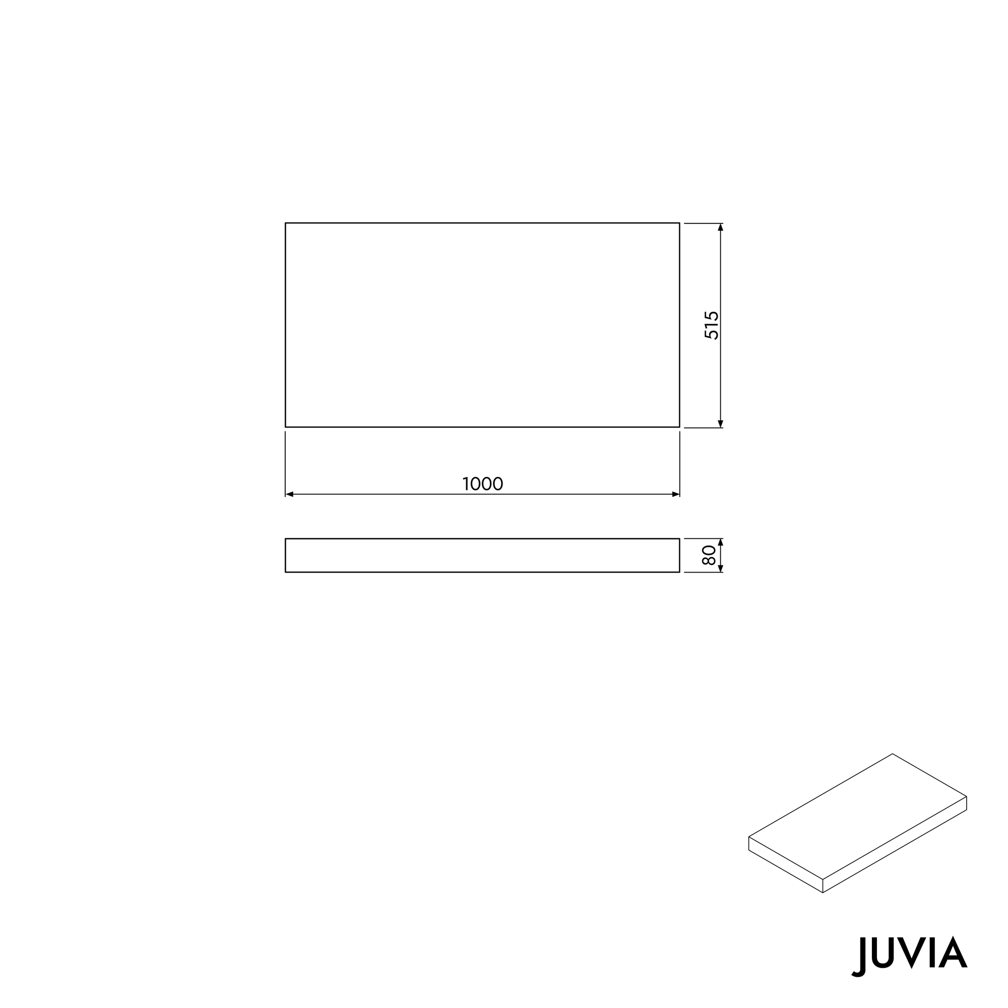 Console lavabo JUVIA Slim