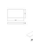 Console lavabo JUVIA Slim