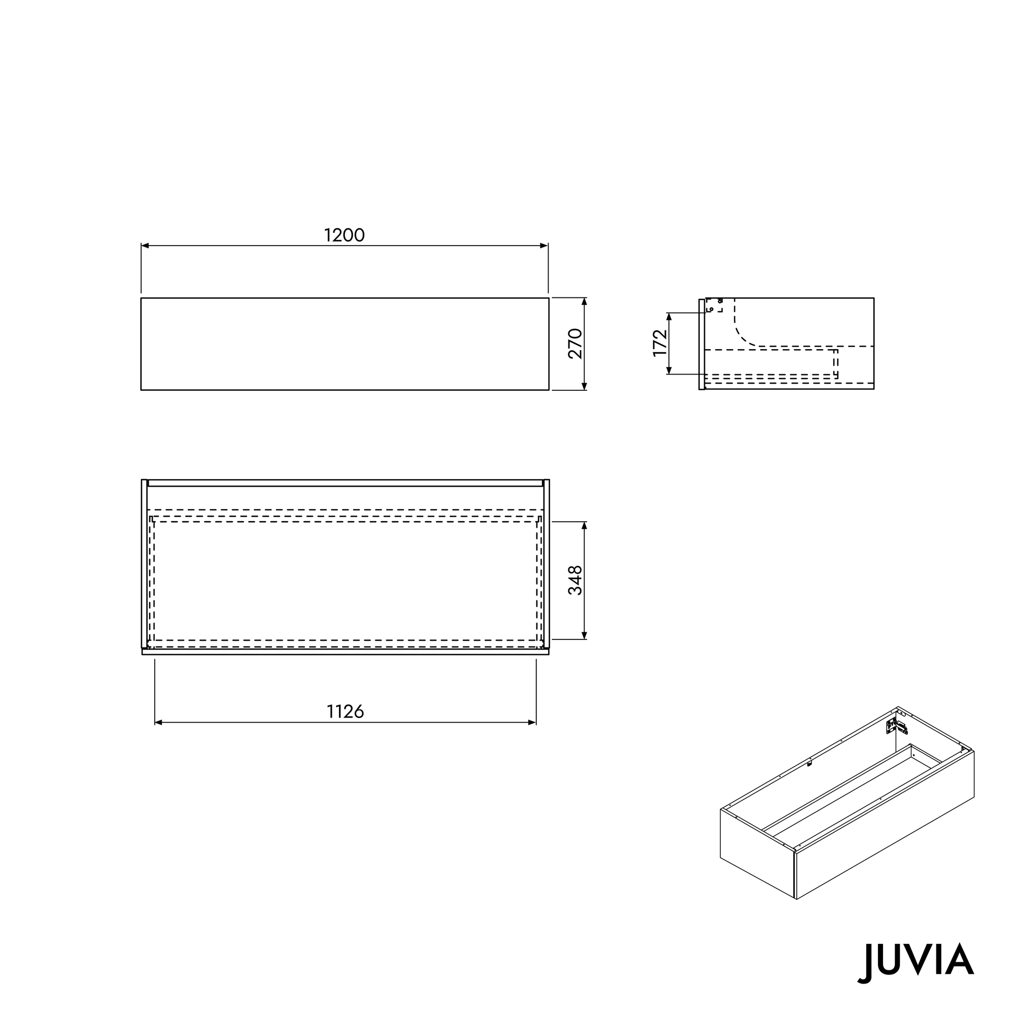 Meuble salle de bain JUVIA Float