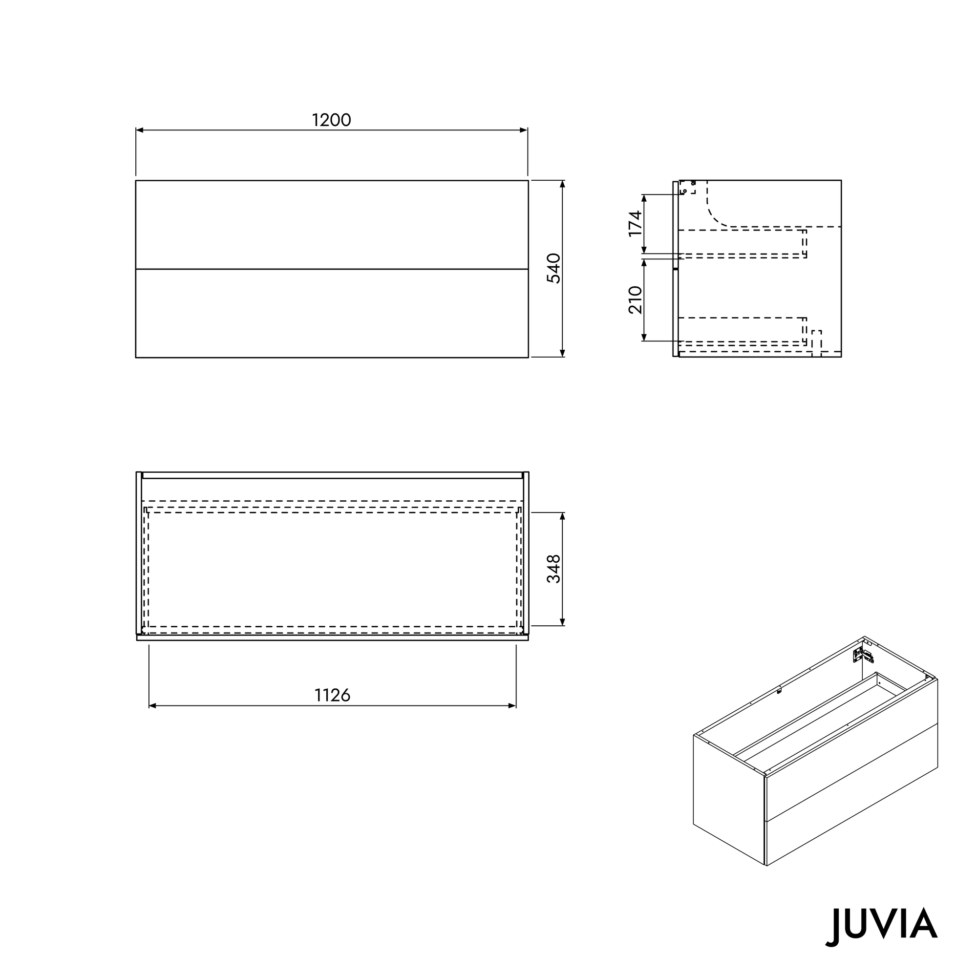 Meuble salle de bain JUVIA Classic 2