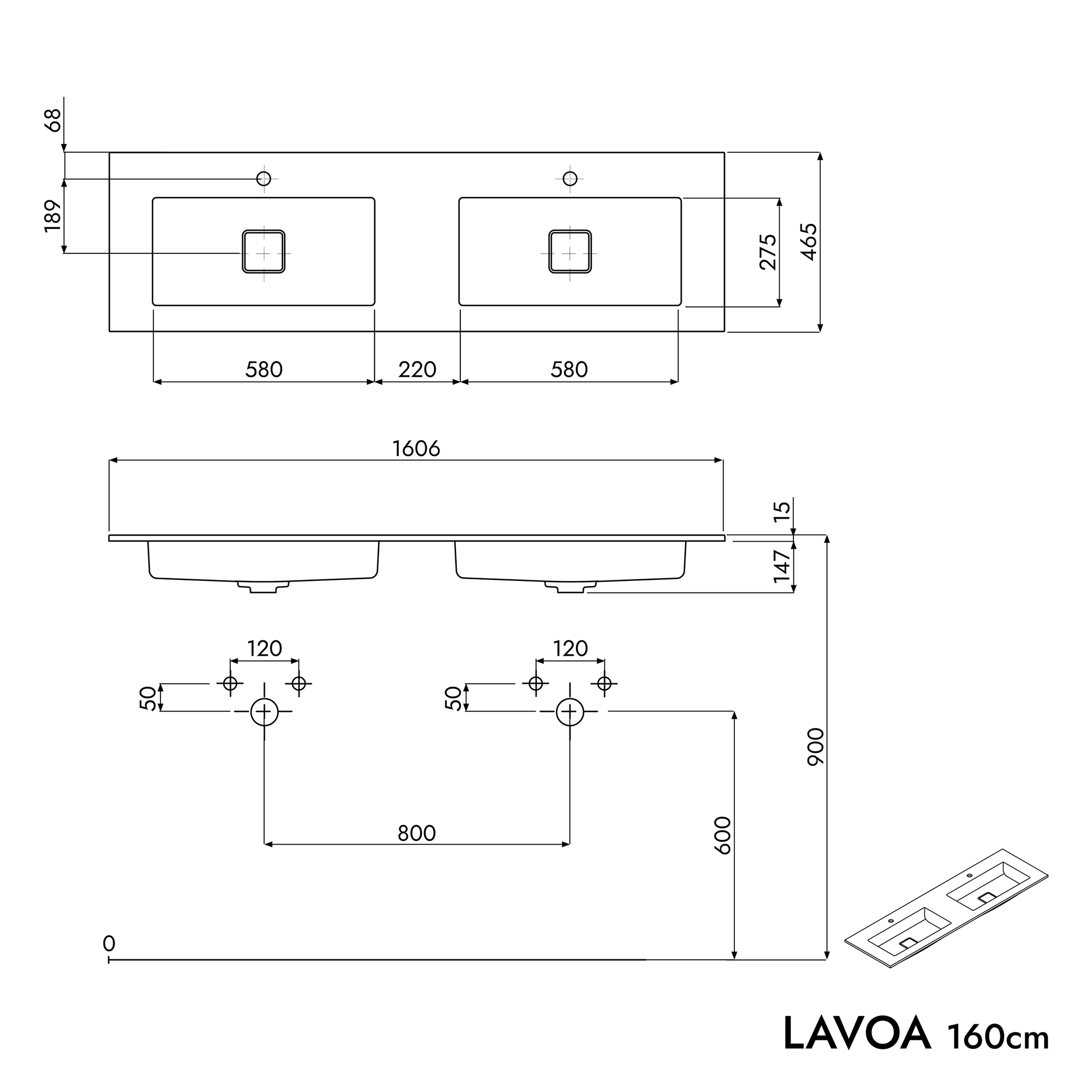 Meuble salle de bain LAVOA