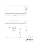 Meuble salle de bain LAVOA 120 cm
