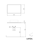 Meuble salle de bain LAVOA 60 cm