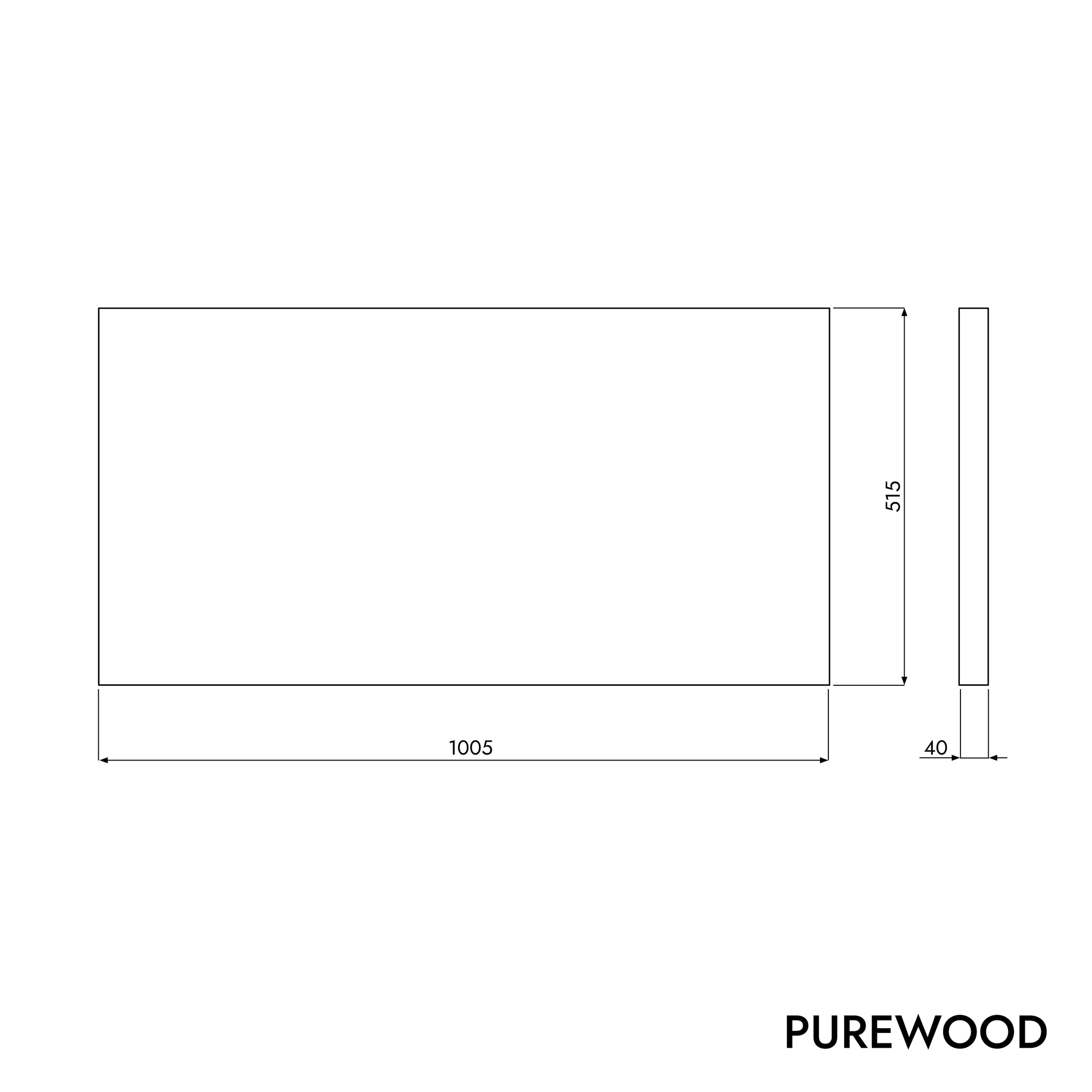 Meuble sous-lavabo JUVIA Classic 2 - de 100 cm à 160 cm