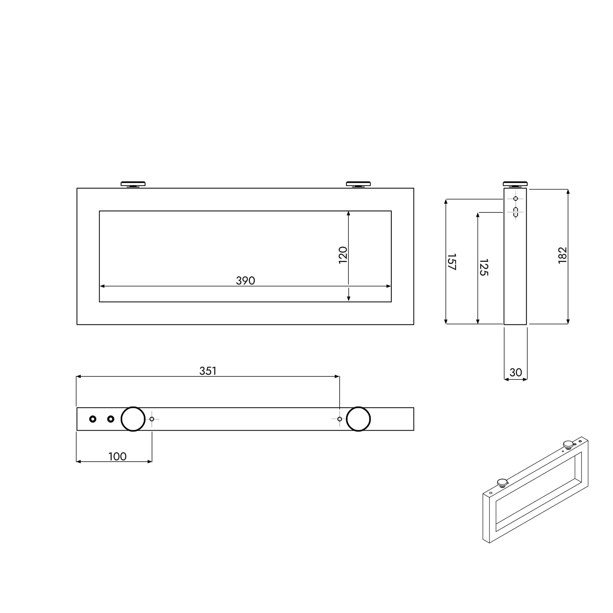 Console lavabo JUVIA Slim