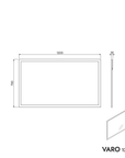 Ensemble de meubles de salle de bain VIREO 120 cm avec double vasque