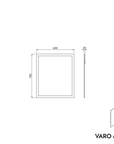 Ensemble de meubles de salle de bain VIREO 60 cm avec lavabo