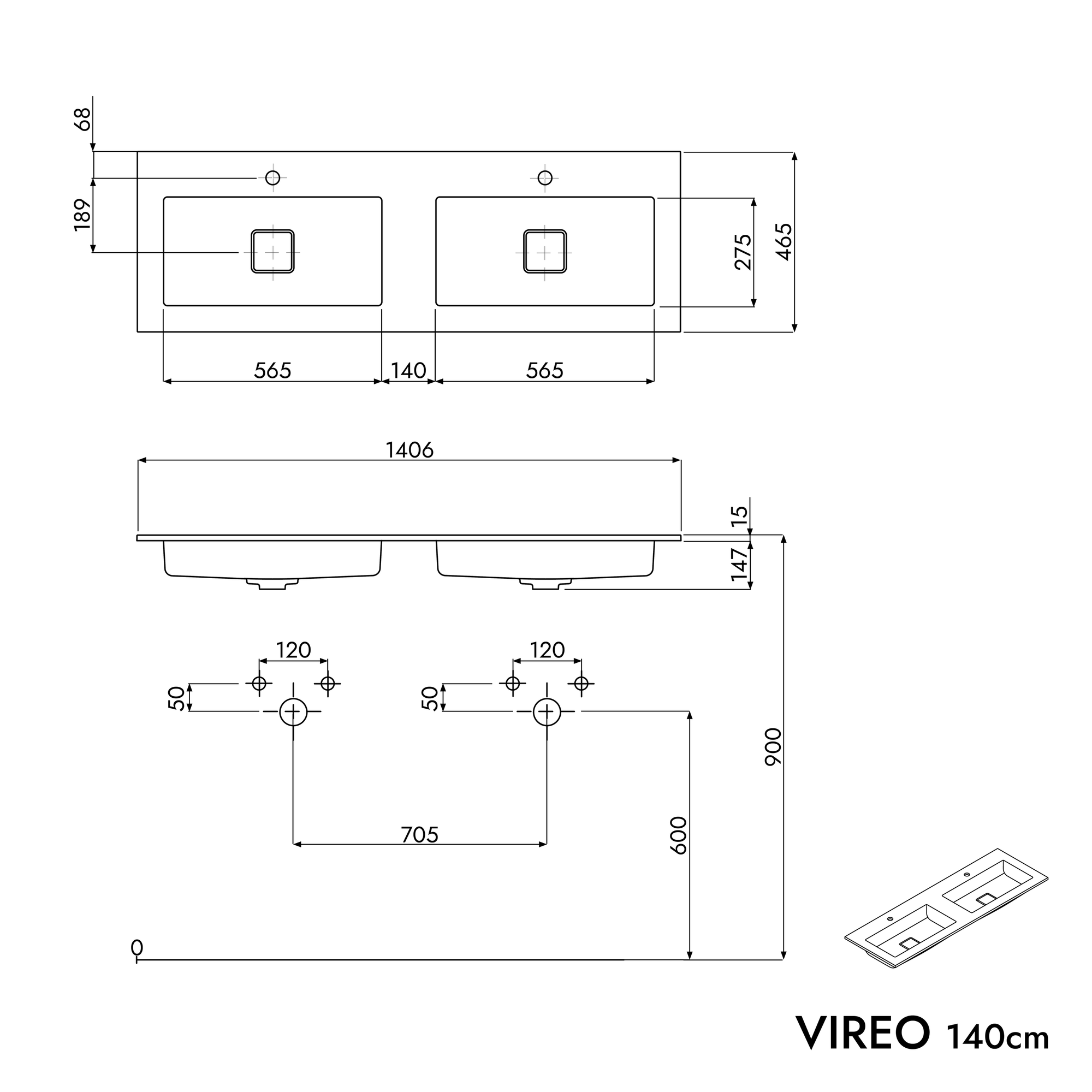 Meuble salle de bain VIREO