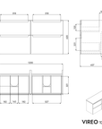 Meuble salle de bain VIREO 120 cm