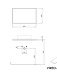 Meuble salle de bain VIREO 60 cm