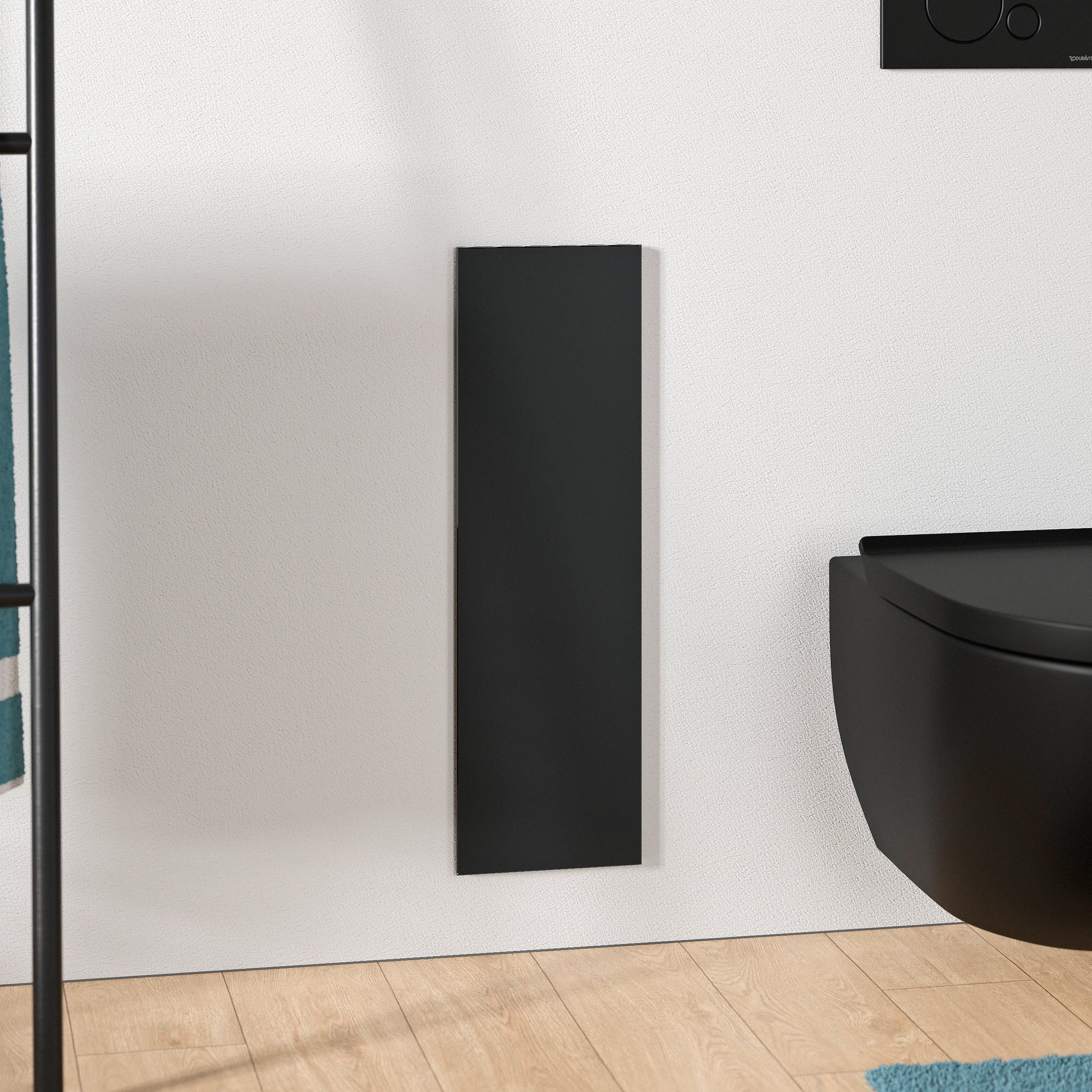 Module WC encastré RIA - Façade à carreler en verre noir