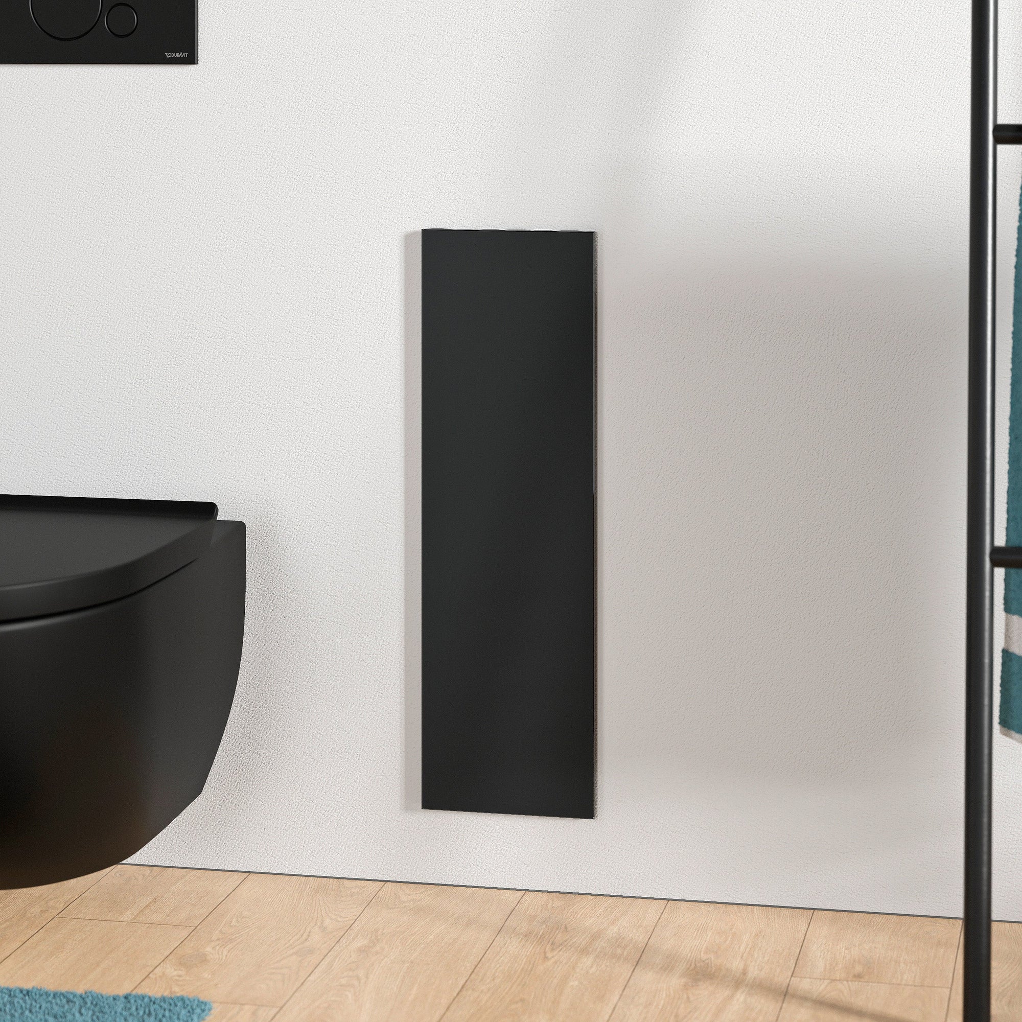 Module WC encastré RIA - Façade à carreler en verre noir
