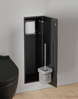 Module WC encastré RIA - Façade à carreler en verre noir