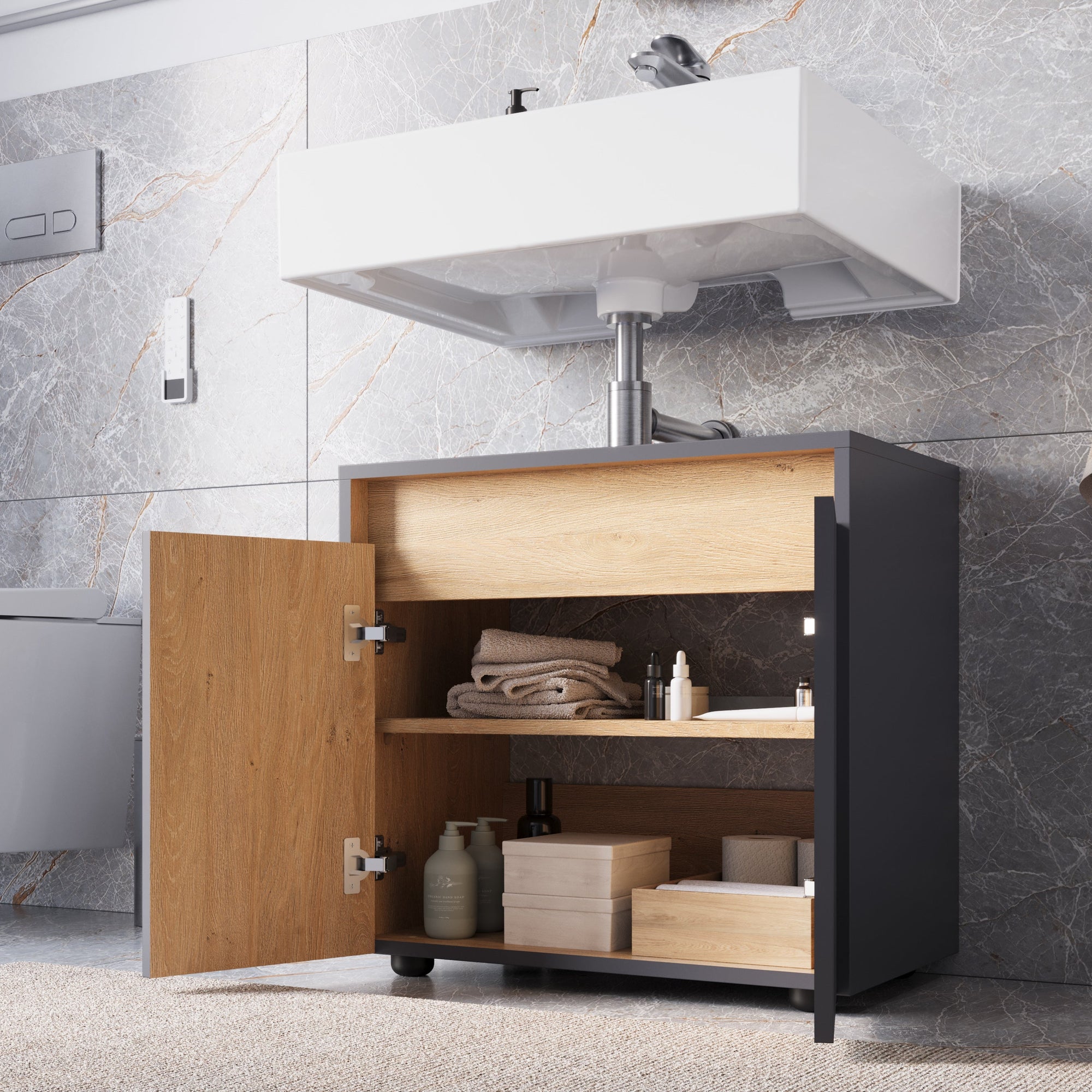 Meuble sous-lavabo BELDIVO 60 cm