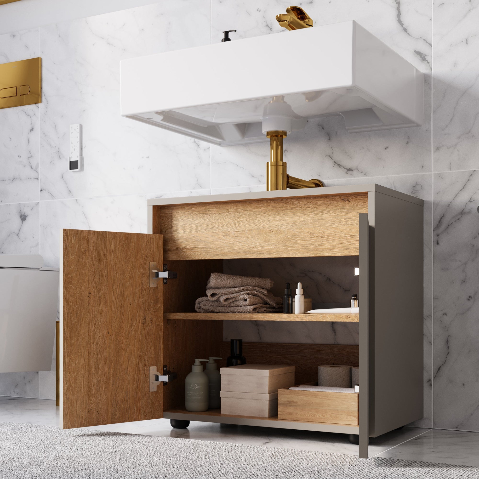 Meuble sous-lavabo BELDIVO 60 cm