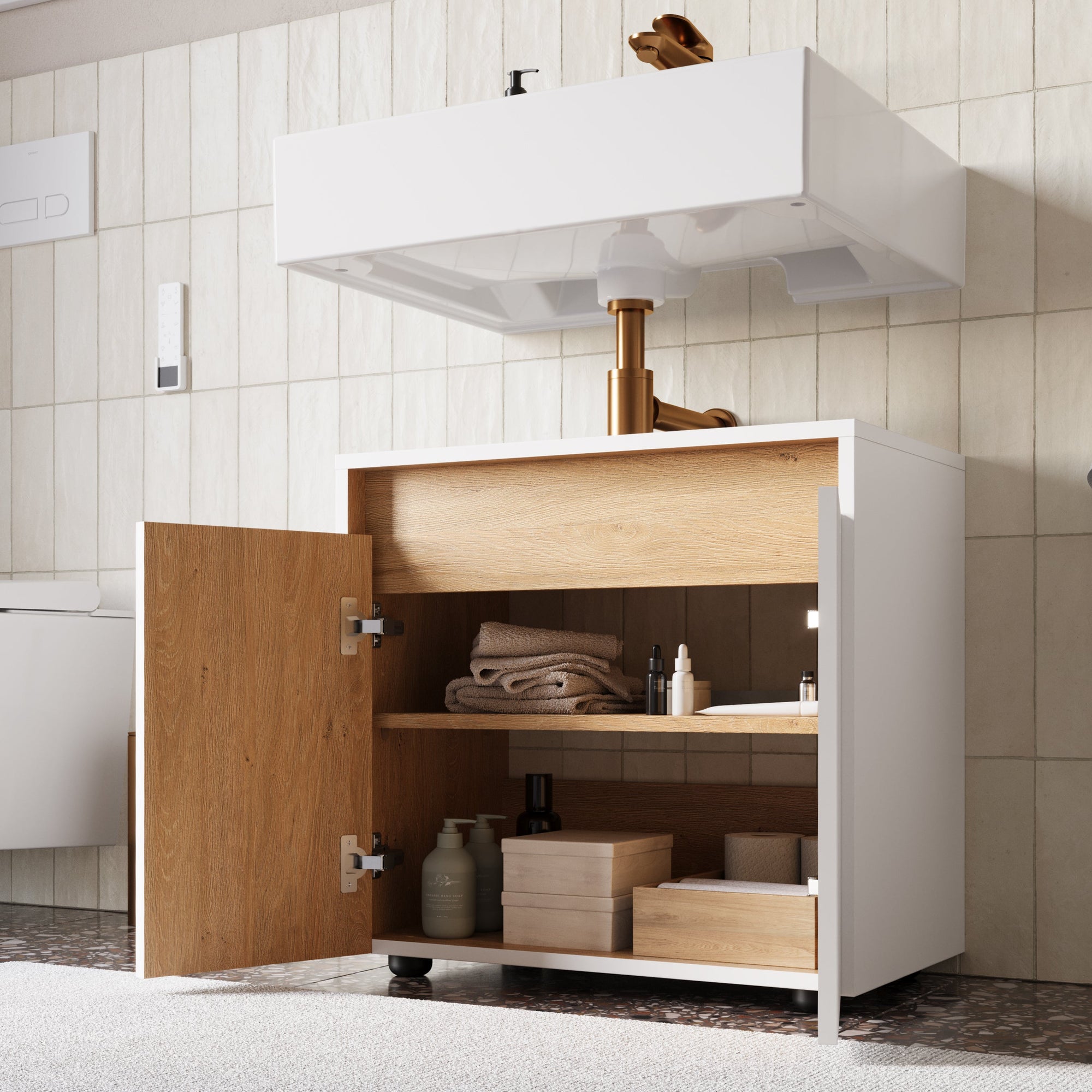 Meuble sous-lavabo BELDIVO 60 cm