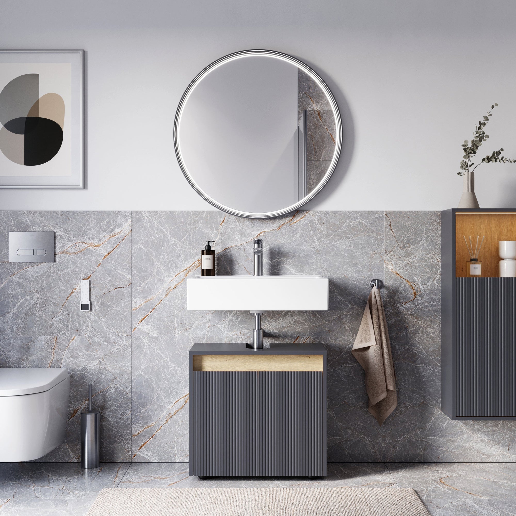 Meuble sous-lavabo BELDIVO 60 cm