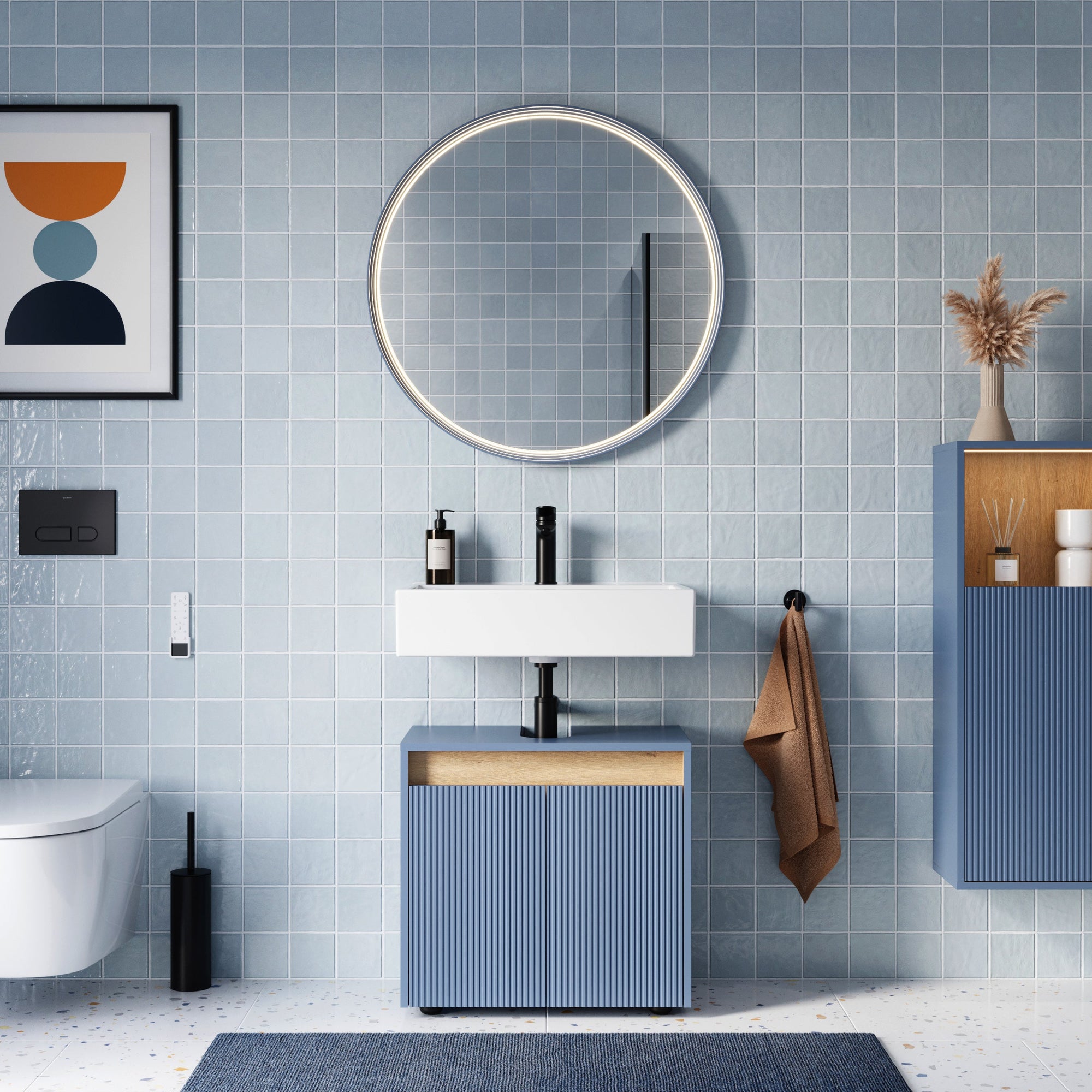 Meuble sous-lavabo BELDIVO 60 cm