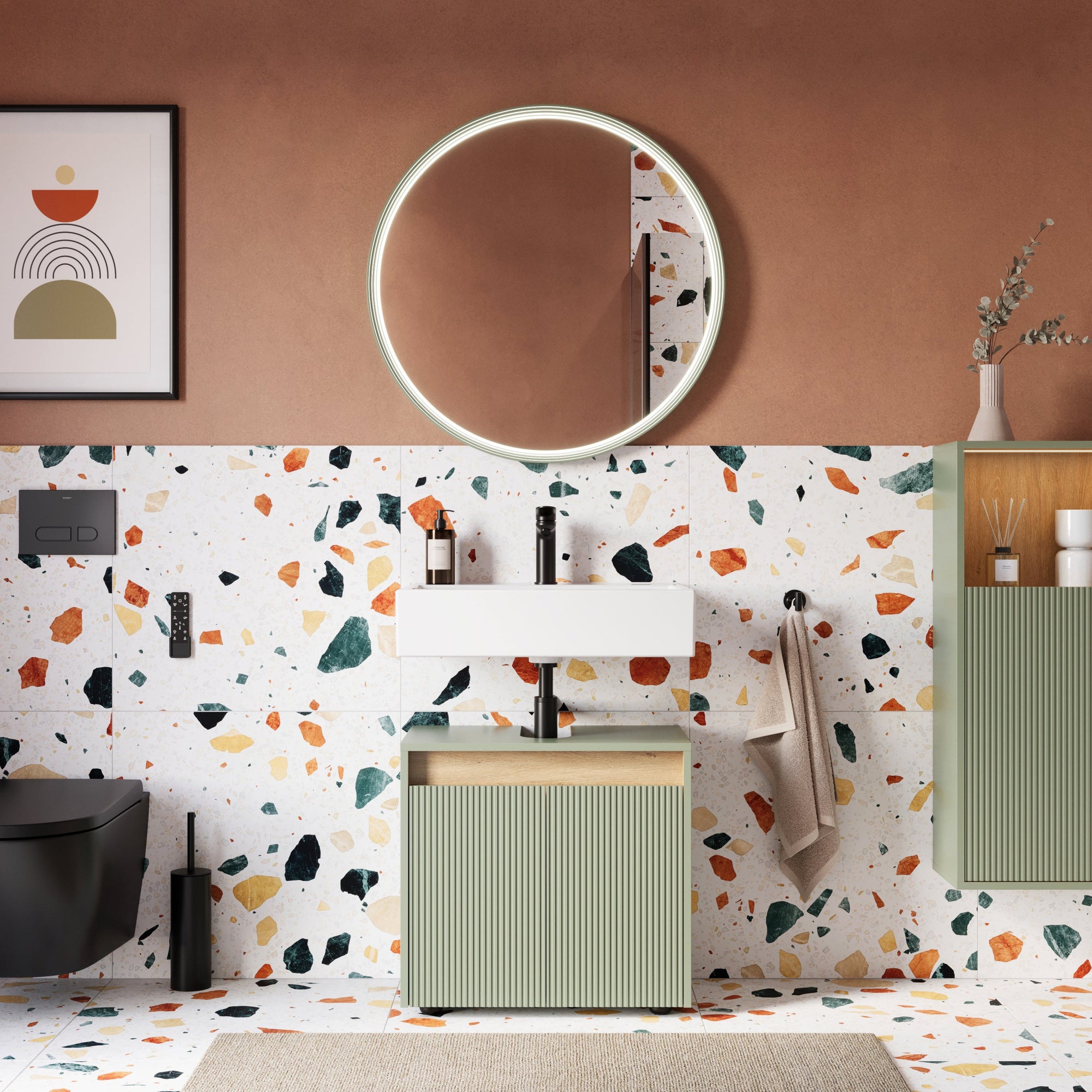 Meuble sous-lavabo BELDIVO 60 cm