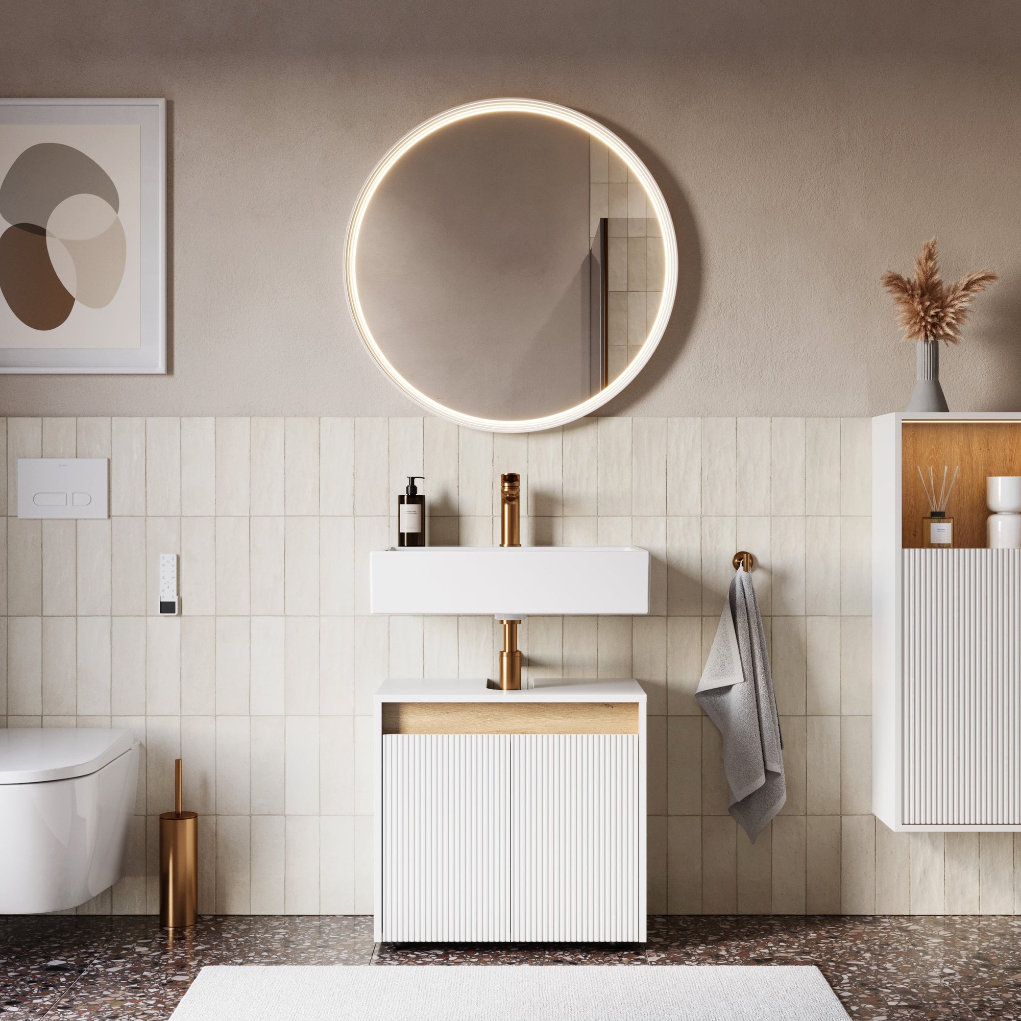 Meuble sous-lavabo BELDIVO 60 cm