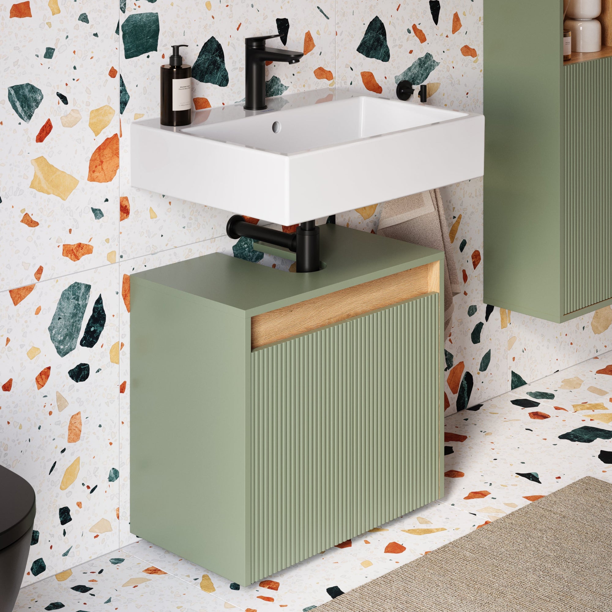 Meuble sous-lavabo BELDIVO 60 cm