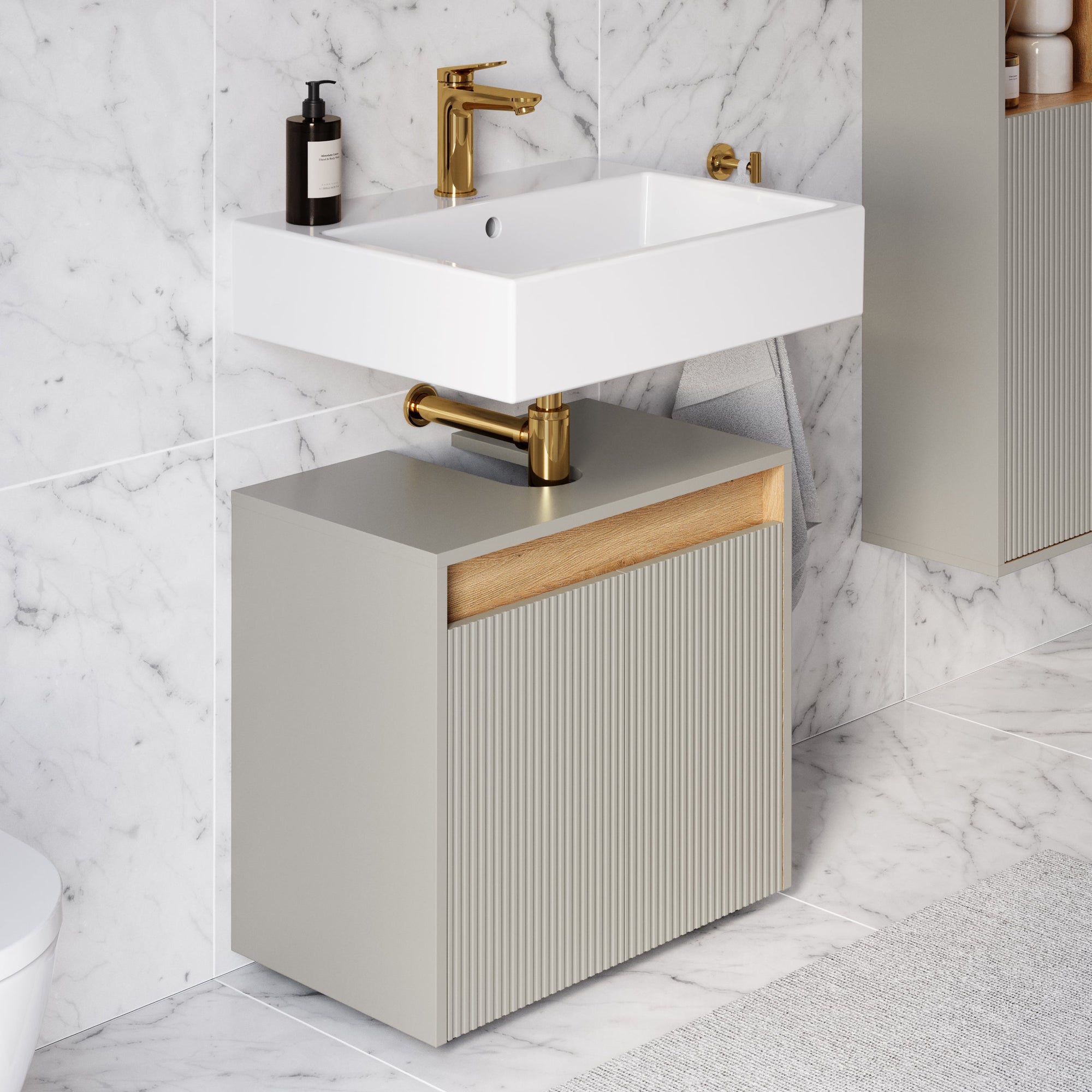 Meuble sous-lavabo BELDIVO 60 cm