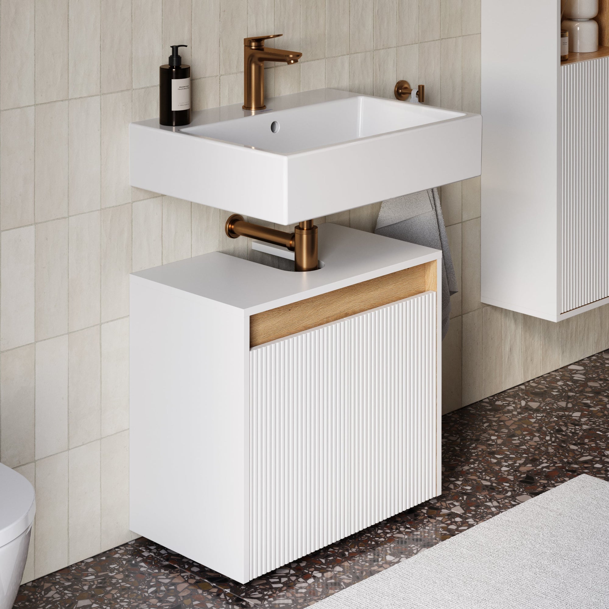 Meuble sous-lavabo BELDIVO 60 cm